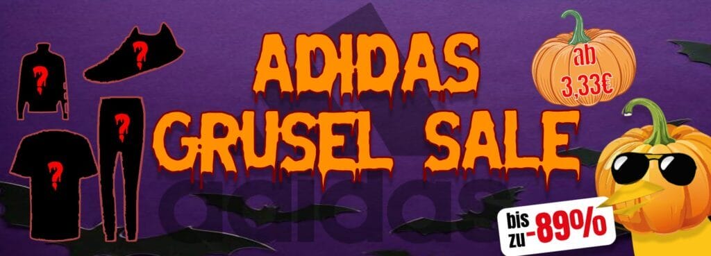 Hottip.de Schnäppchen ✅ aktuelle Deals ✅ Angebote ✅ Preisfehler und Rabatte 39 adidas Grusel Sale bei Picksport