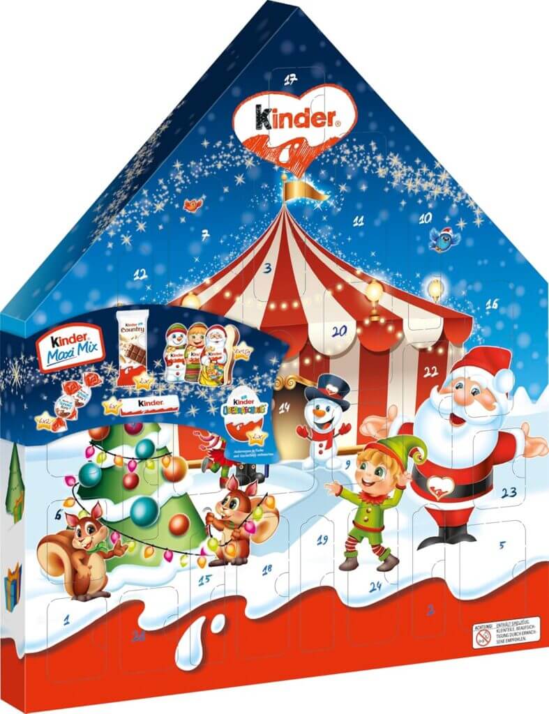 kinder Maxi Mix Adventskalender – 30% Rabatt