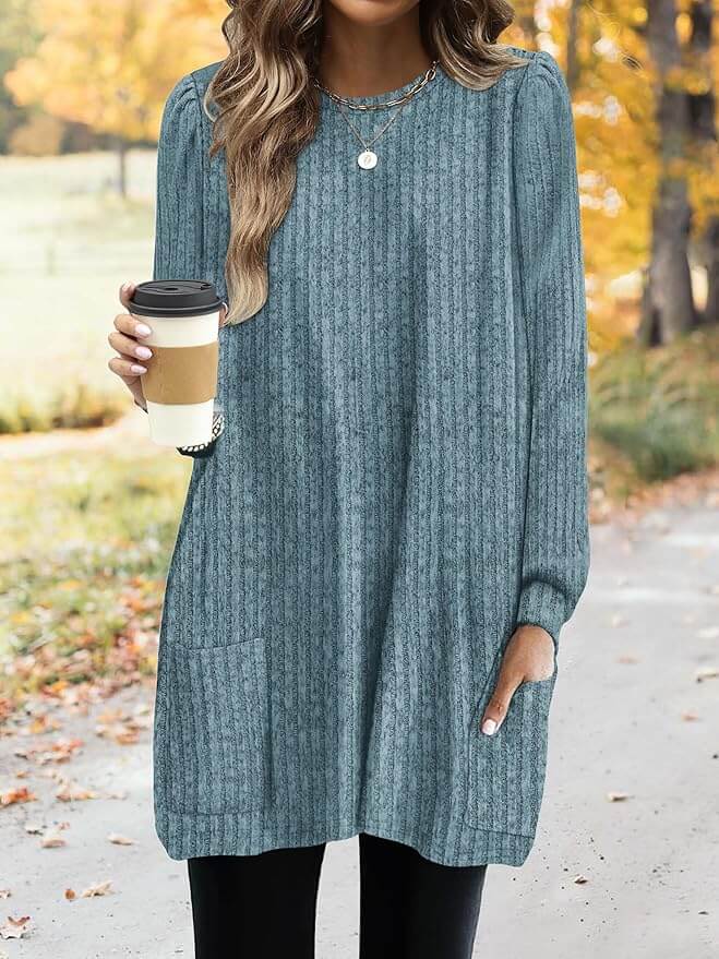 Heute schon gehault? Pullover für Damen mit Taschen nur 10,51 €