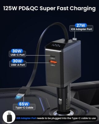 125W Auto Ladegeraet125W Auto Ladegeraet b