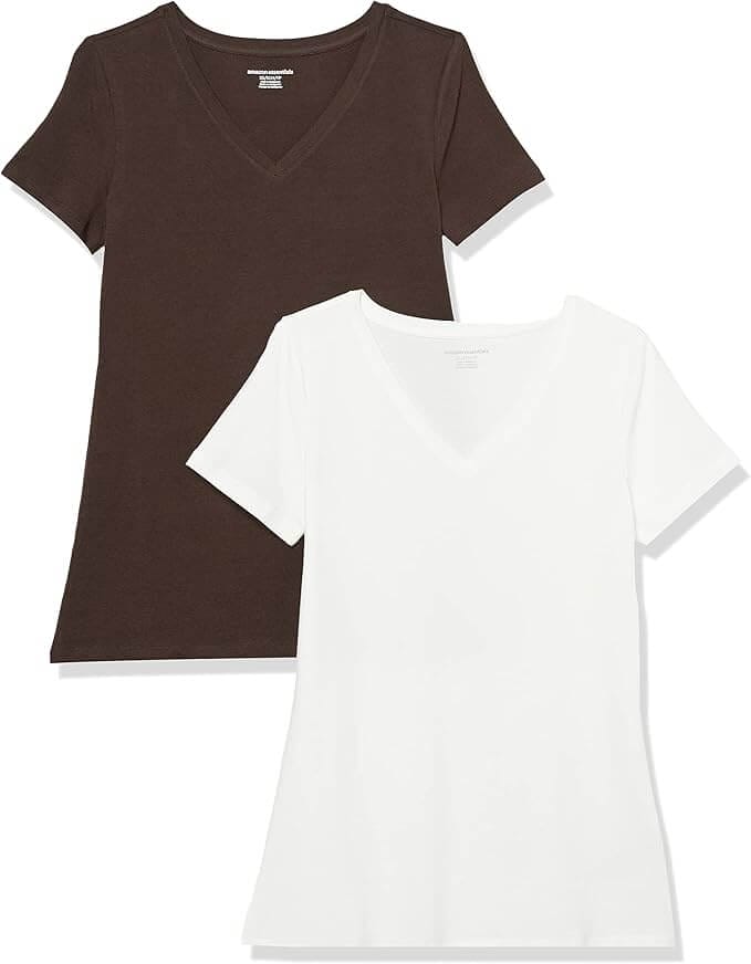 Amazon Essentials Damen T-Shirt Regular Fit im 2er-Pack – 47% Rabatt