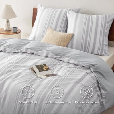 BEDSURE Bettwäsche 220x240 3teilig Bettbezug - 61% Rabatt 2 BEDSURE Bettwäsche 220x240 3teilig Bettbezug