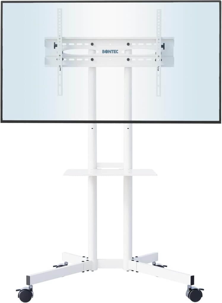 BONTEC TV Ständer mit Rollen – 62% Rabatt