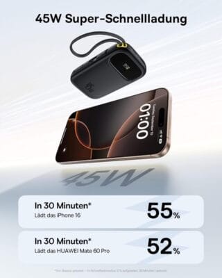 Baseus QPow3 Powerbank 45W 20000mAh - 15% Rabatt 2 Baseus QPow3 Powerbank 45W 20000mAh