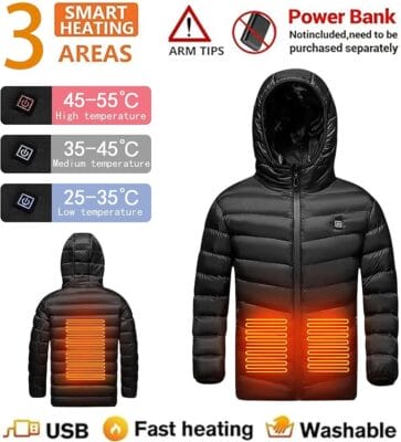 Beheizbare Jacke für Kinder - 60% Rabatt 2 Beheizbare Jacke