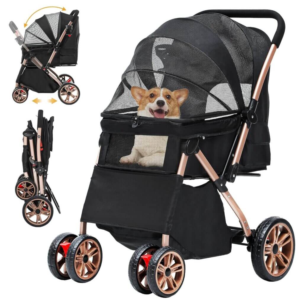 DWVO Hundebuggy 3-in-1 – 50% Rabatt