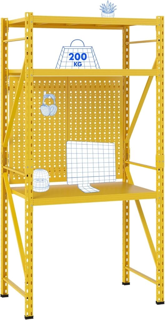 FLEXISPOT Werkbank mit Regal und Lochwand – 50% Rabatt