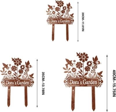 Personalisierbares Metallschild - 50% Rabatt 2 Gartendeko