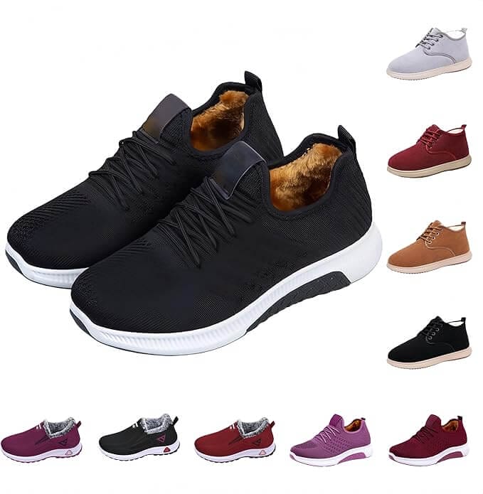 Gefütterte Damen-Winter Sneaker – 50% Rabatt