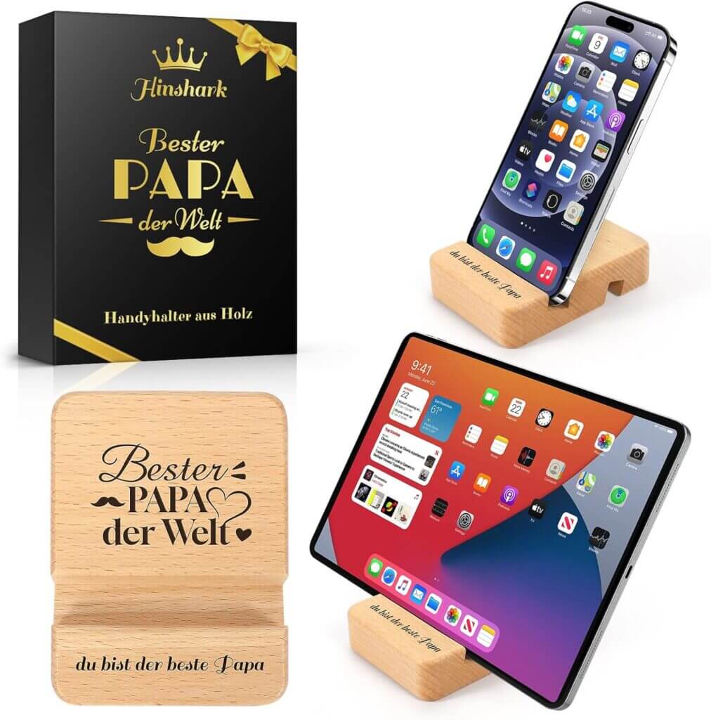 Handy Ständer aus Holz für Papa – 68% Rabatt