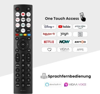 Hisense 55E6NT 139cm 55 Zoll infos sender