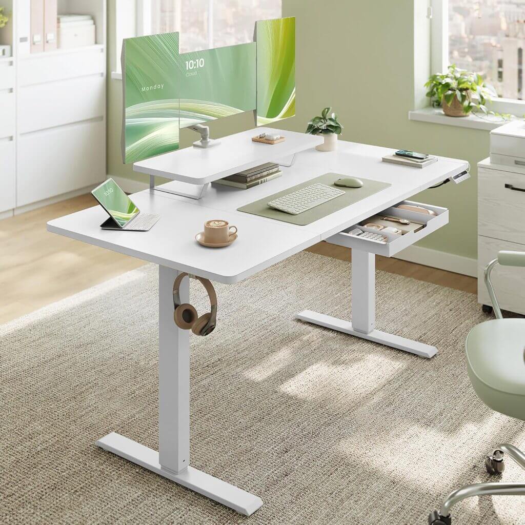 VASAGLE Höhenverstellbarer Schreibtisch – 33% Rabatt