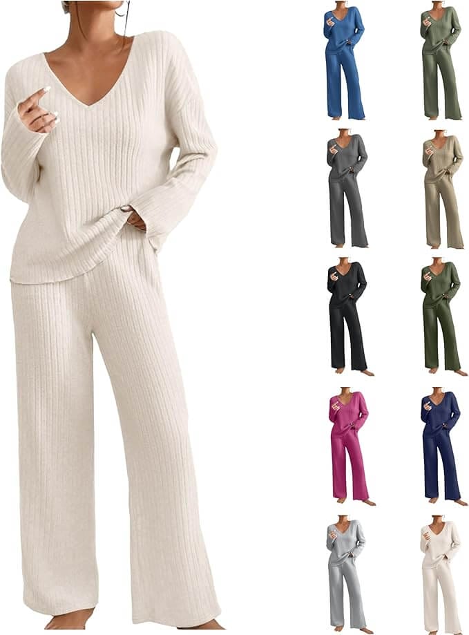 Zweiteiliges Homewear Set für Damen – 50% Rabatt