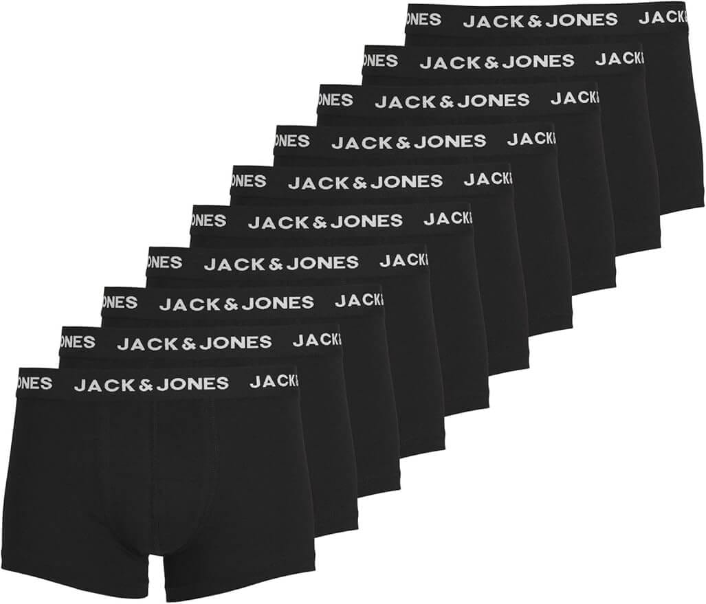 JACK & JONES Male Trunks 10er-Pack Trunks – 50% Rabatt