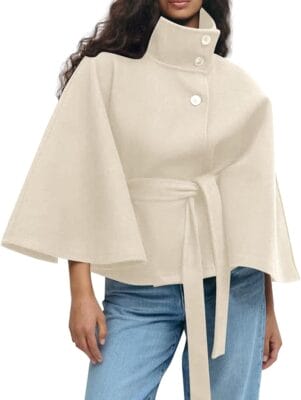 Eleganter Damen Kurzmantel in verschiedenen Farben - 30% Rabatt 2 Kurzmantel damen weiss