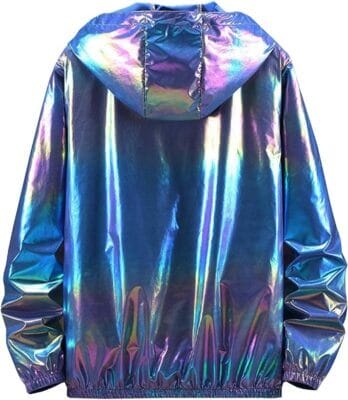 Metallic Kapuzenjacke fuer Herren