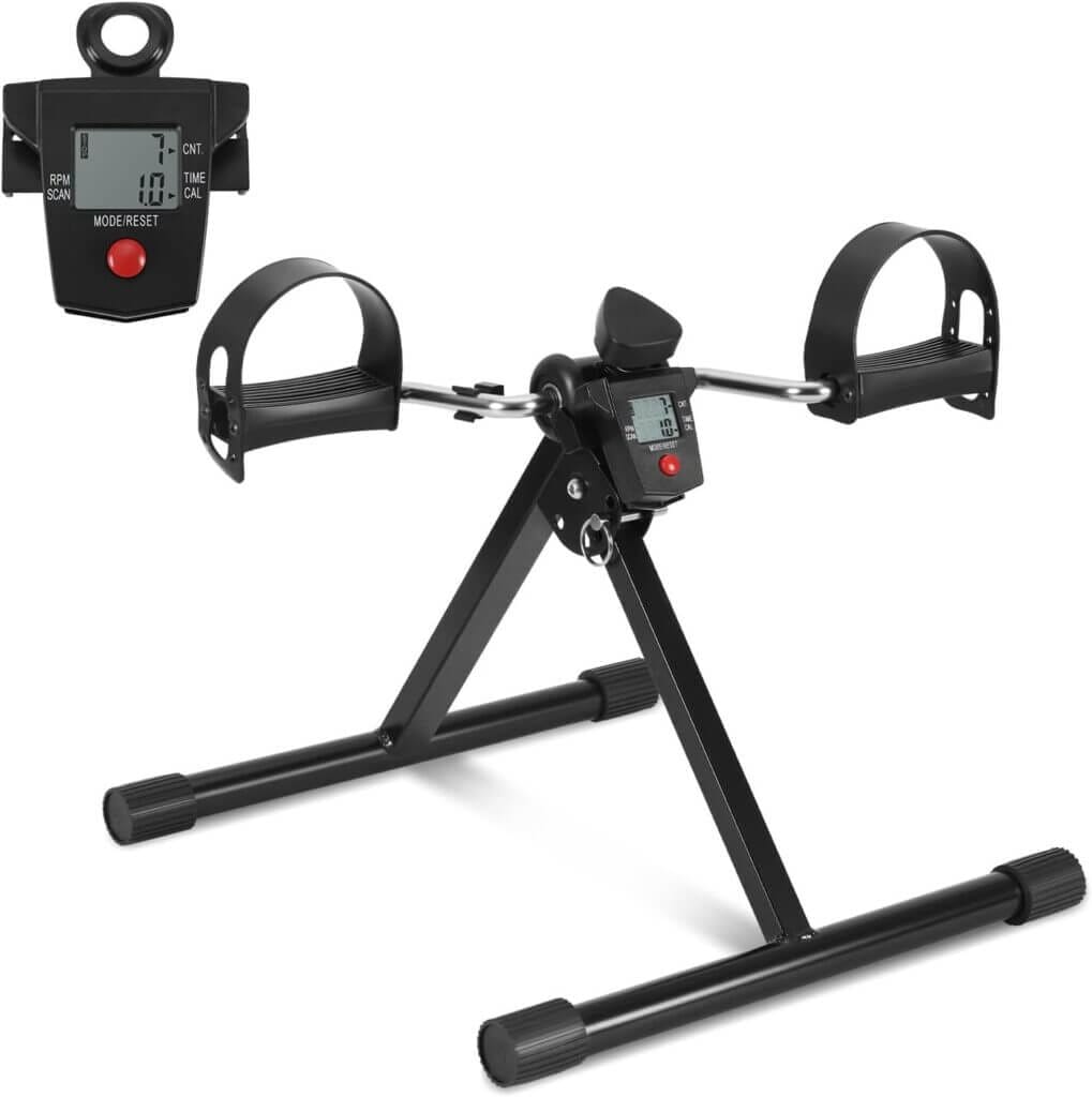 Mini-Heimtrainer mit LCD-Monitor – 30% Rabatt