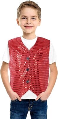 Pailletten Weste Kinder