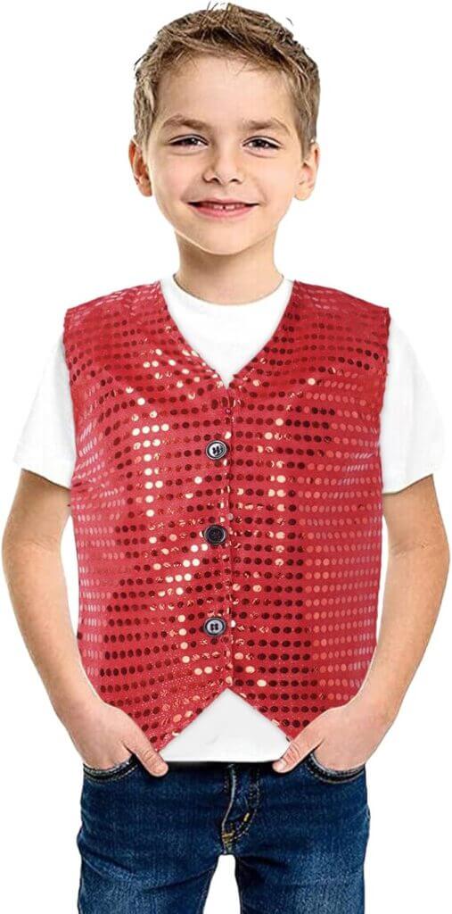 Pailletten Weste für Kinder – 50% Rabatt