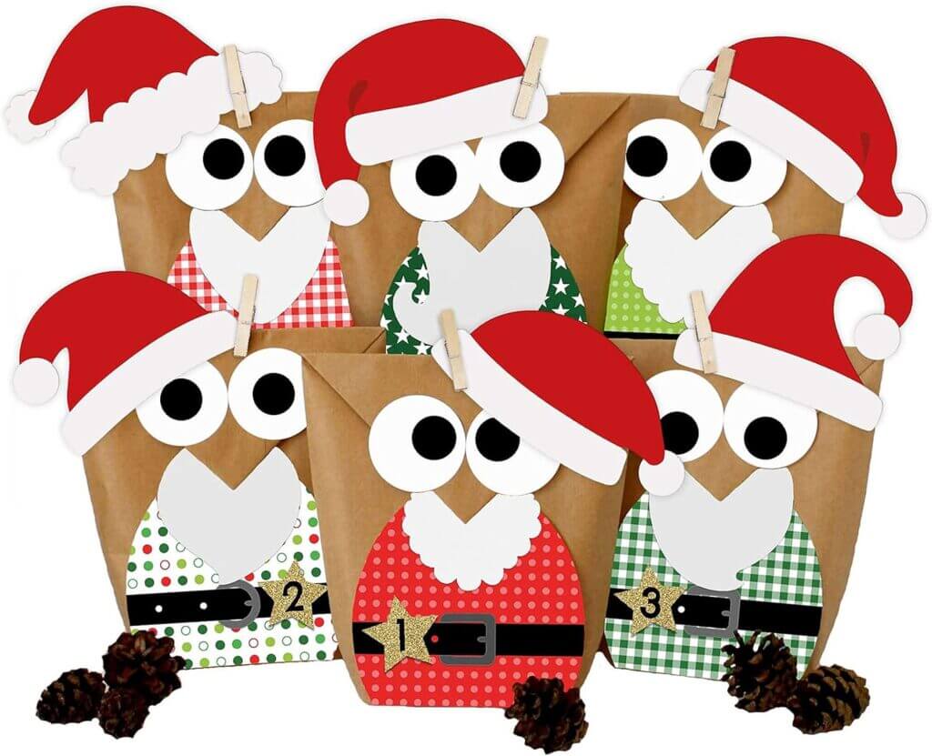 Papierdrachen DIY Adventskalender zum Befüllen – 60% Rabatt