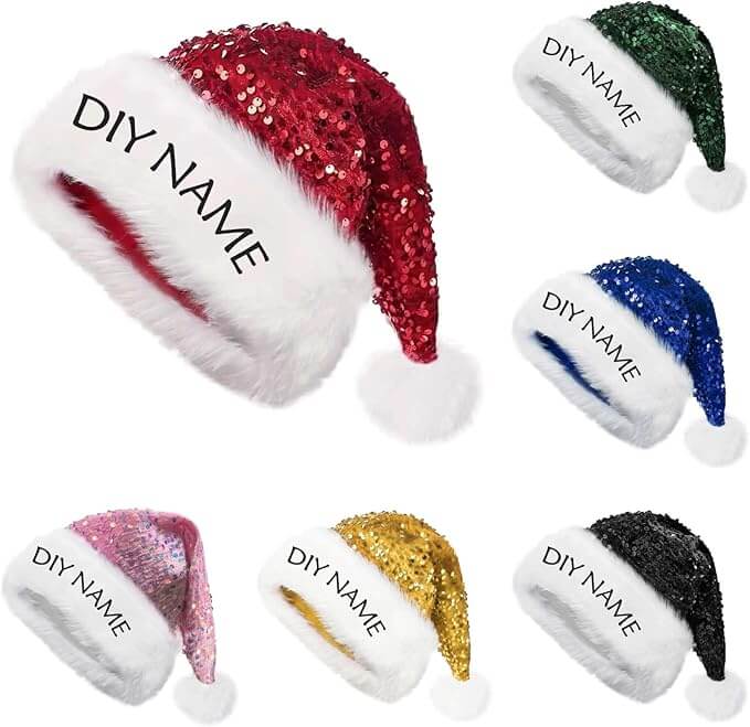 Personalisierte Weihnachtsmütze – 50% Rabatt