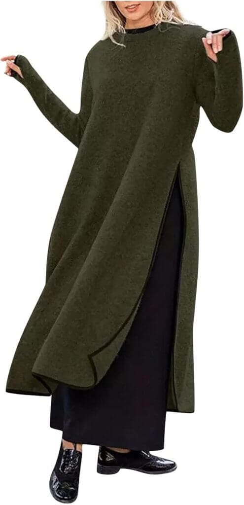 Strickpulloverkleid für Damen – 50% Rabatt