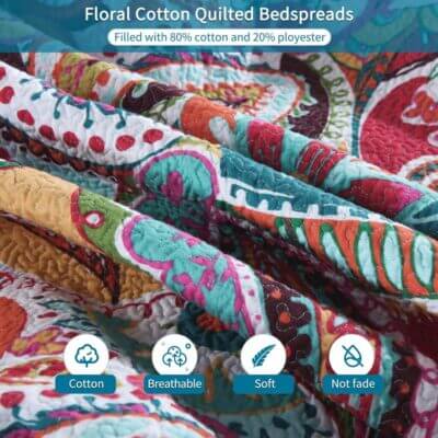 Qucover Tagesdecke Bunt