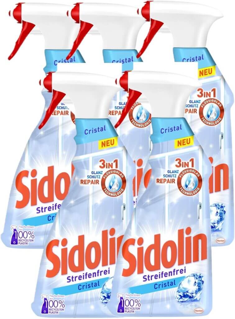 Sidolin Cristal 5 x 500ml – 29% Rabatt