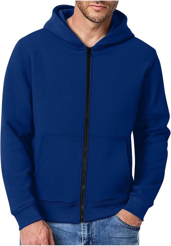 Herren Sweatjacke mit integriertem Rucksack – 60% Rabatt