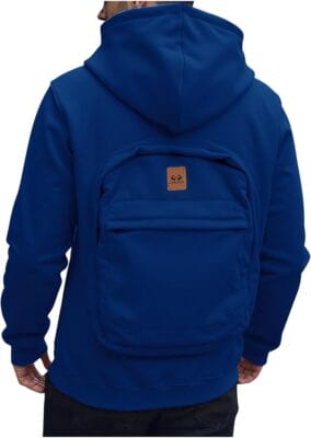 Herren Sweatjacke mit integriertem Rucksack - 60% Rabatt 2 Sweatjacke Herren