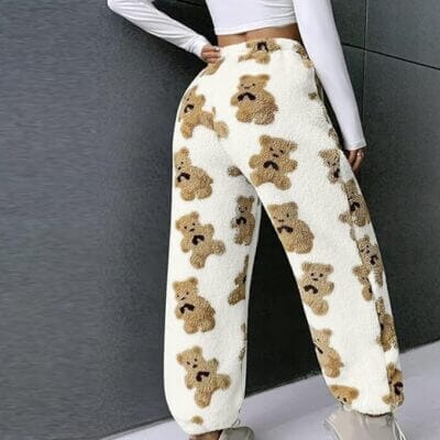 Teddy Fleece Hose für Damen - 50% Rabatt 2 Teddy Fleece Hosen
