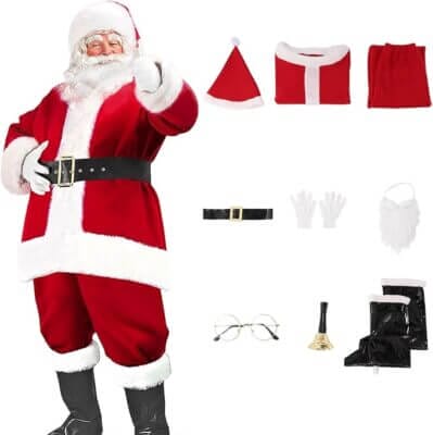 Weihnachtsmann Kostüm für Erwachsene