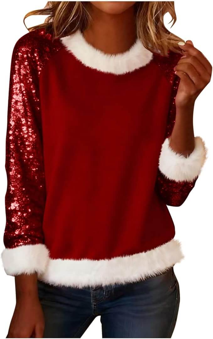 Weihnachtspullover für Damen – 50% Rabatt