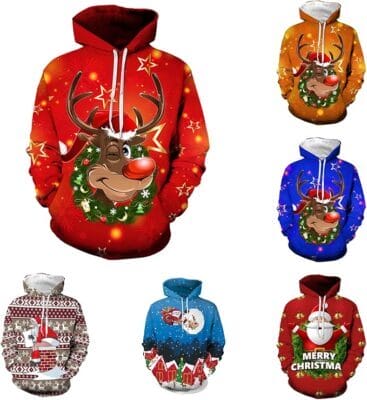 Weihnachtspullover Herren Hoodie - 50% Rabatt 2 Weihnachtspullover Herren Hoodie