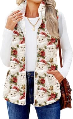 Weihnachtsweste für Damen