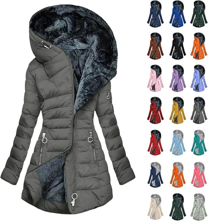 Winterjacke Damen Warm Gefüttert – 50% Rabatt