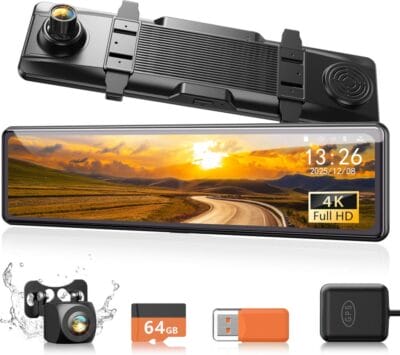 iZEEKER 4K Dashcam Auto Vorne Hinten