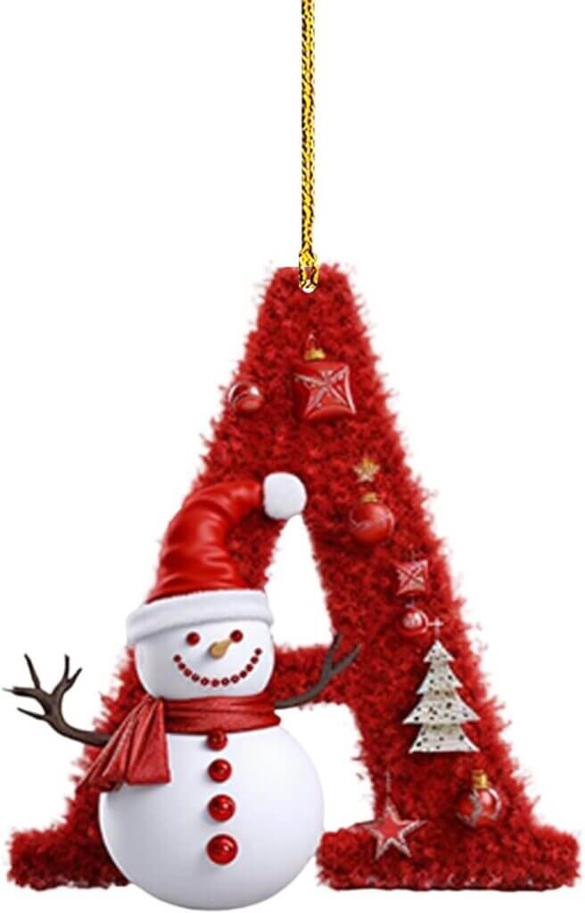 Niedlicher Weihnachtsbaum Buchstabe – 50% Rabatt