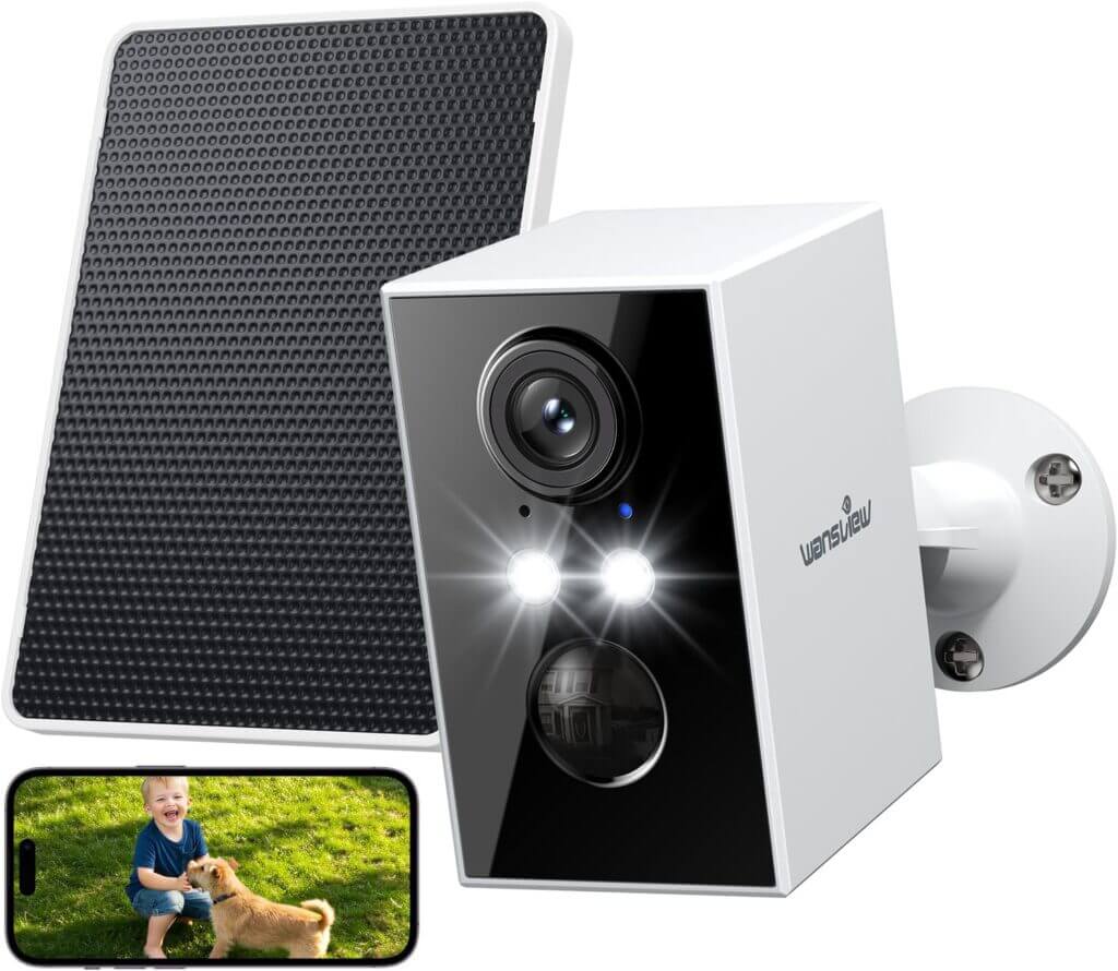 wansview Überwachungskamera Aussen Solar Akku – 33% Rabatt