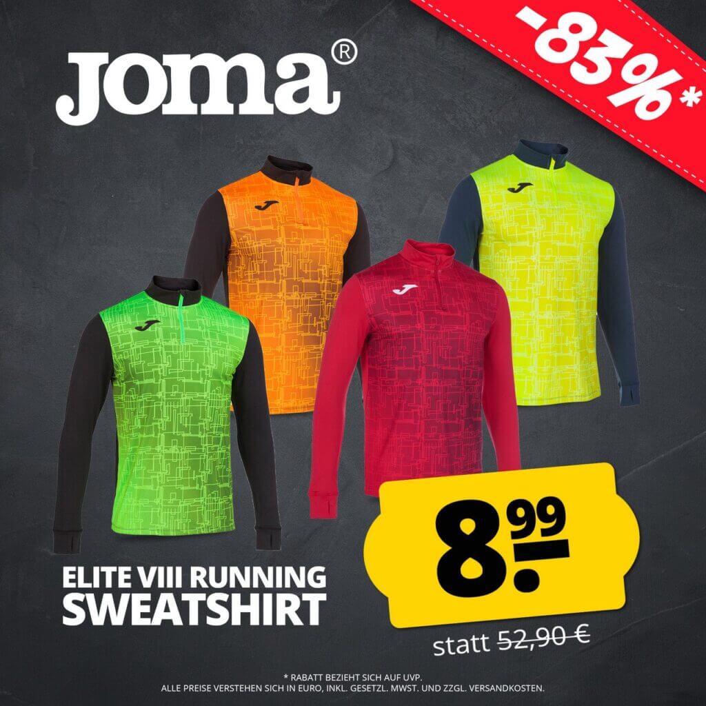 Joma Running Sweatshirt DEAL – 83% Rabatt