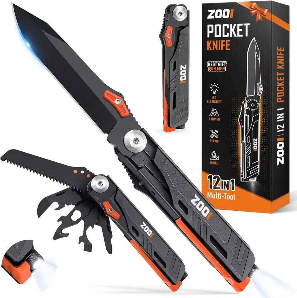 12 in 1 Multitool Taschenmesser – 60% Rabatt