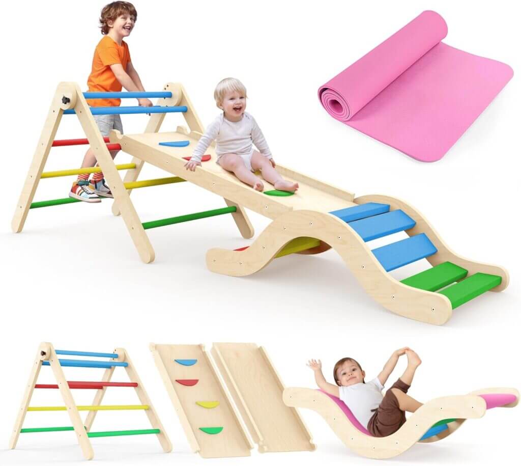 Montessori Indoor Spielset Klettergerüst Colorful – 36% Rabatt