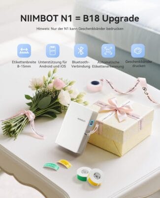 NIIMBOT N1 Etikettendrucker - 46% Rabatt 2 NIIMBOT N1 Etikettendrucker