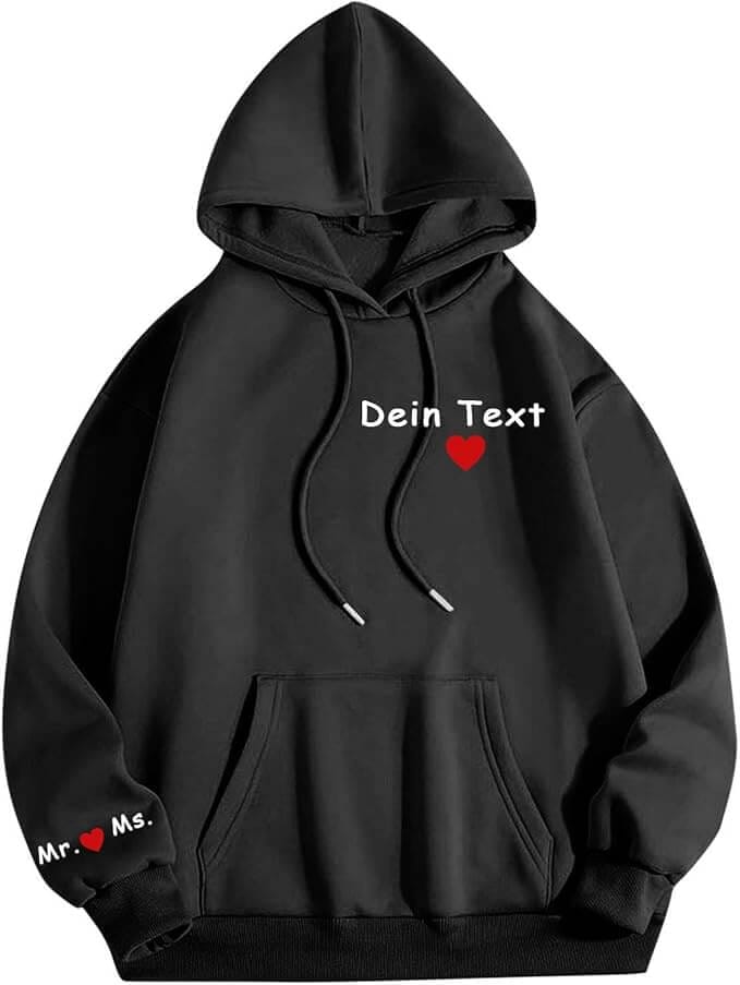 Personalisierbarer Kapuzenpullover für Damen  – 60% Rabatt