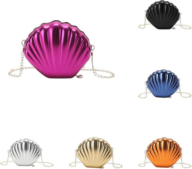 Einzigartige Muschel Tasche in verschiedenen Farben – 50% Rabatt