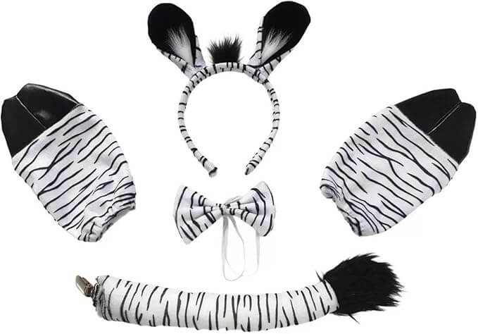 Zebra Kostüm Set – 50% Rabatt