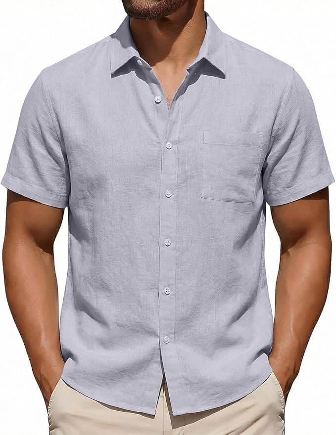 Herren Kurzarmhemd – 70% Rabatt