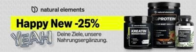 natural elements Rabattaktion
