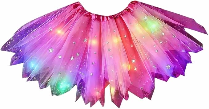 Glitzernder Tüllrock für Mädchen – 50% Rabatt
