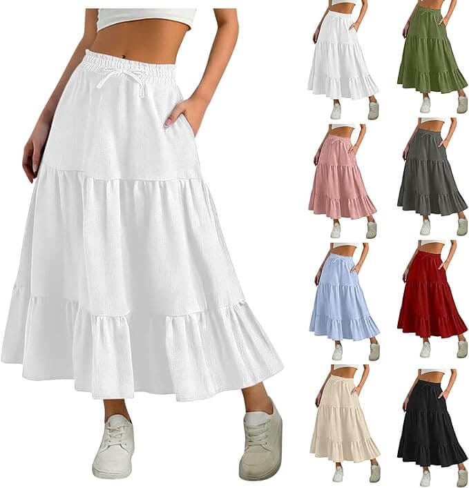 Langer Damen Rock – 70% Rabatt